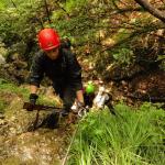 on Mauri e Miki Ferrata Burrone Giovanelli